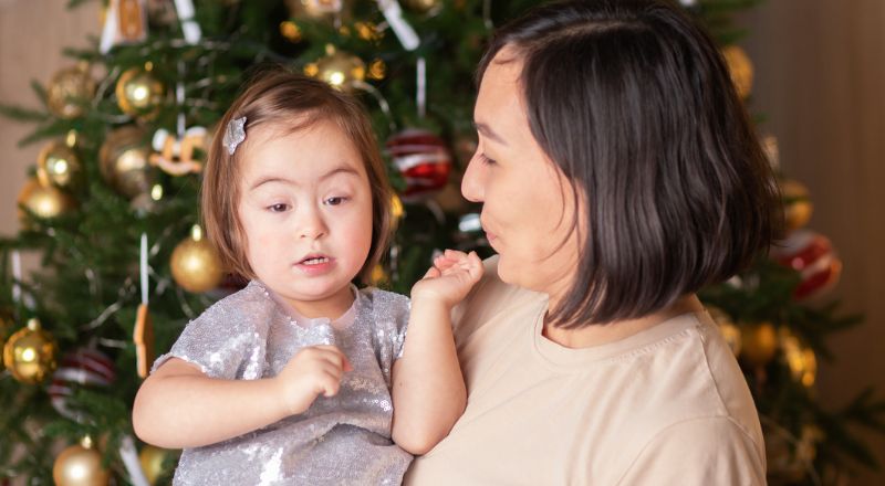 Fêter noël avec son enfant 