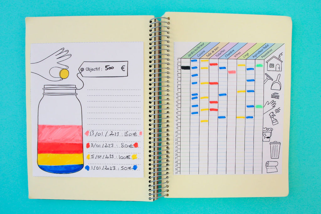 Exemple du bullet journal 