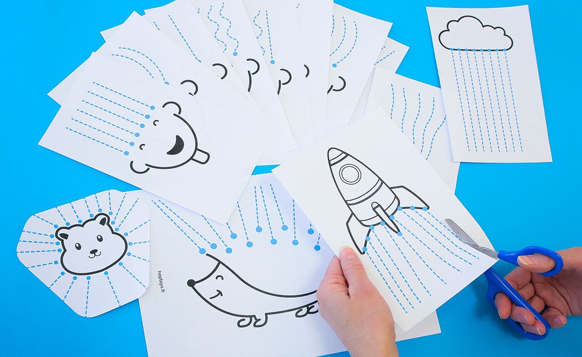 Ciseaux en main : 7 découpages ludiques pour s’entraîner - Blog Hop'Toys