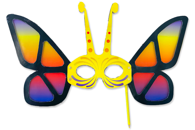 Voici votre masque papillon