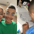 Anas et sa maman, Anas qui dessine