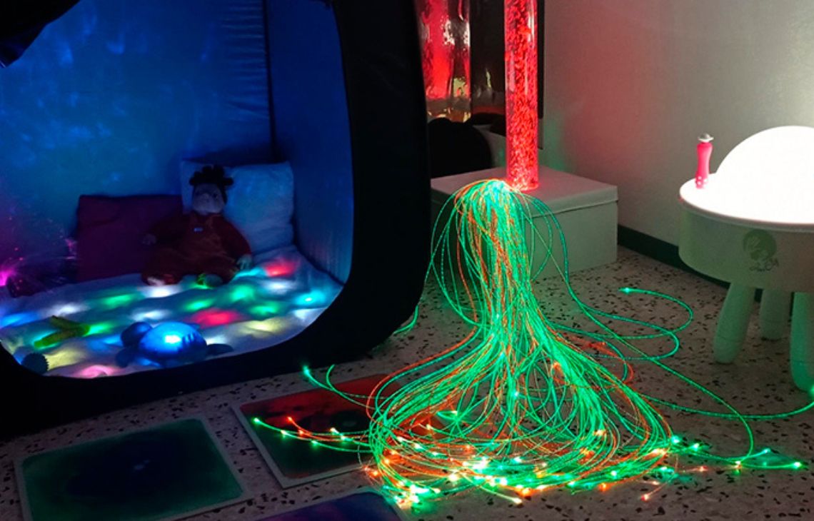 Chambre sensorielle Snoezelen