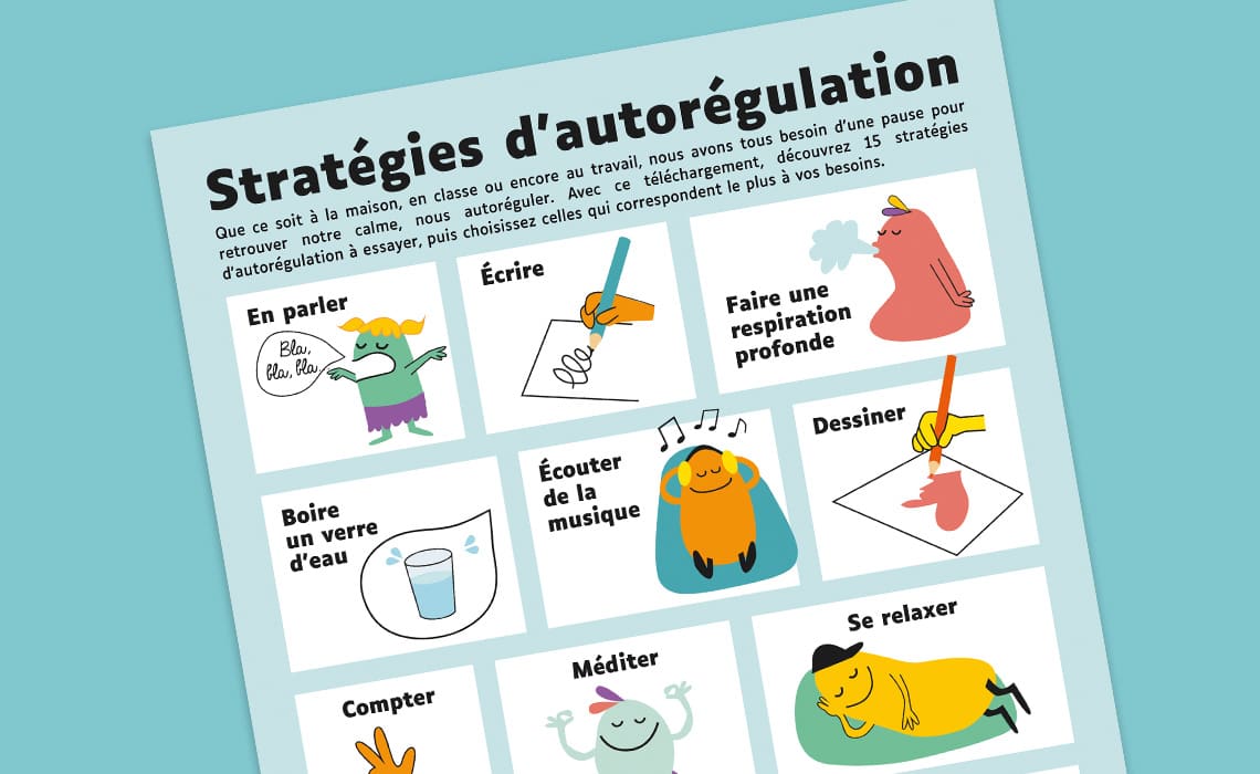 stratégies d'autorégulation permettant d'accompagner un enfant ayant un TDAH