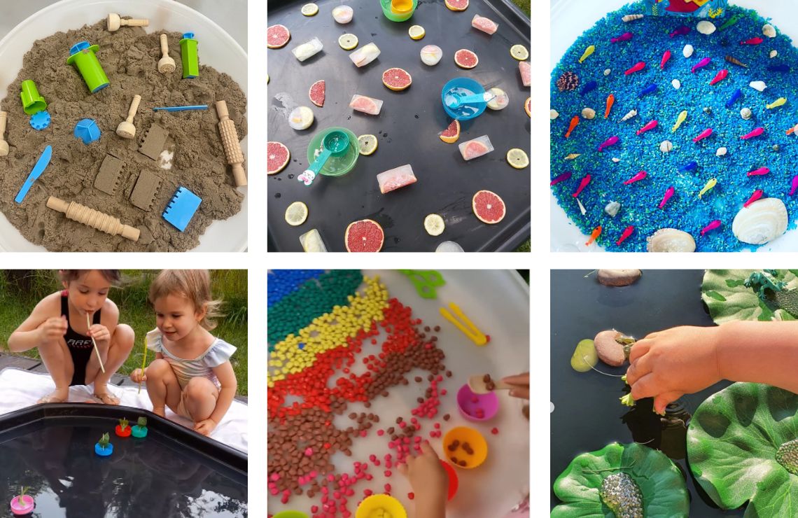 Bacs d'exploration sensoriels : 20 idées pour cet été - Blog Hop'Toys