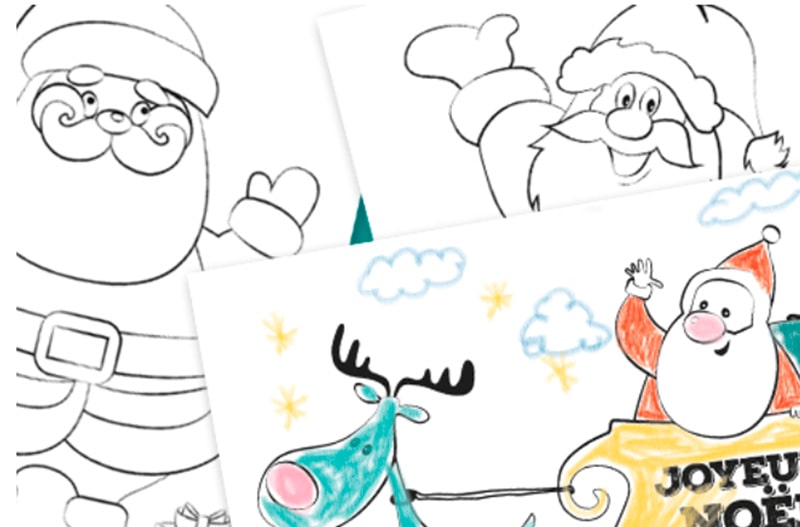 Les coloriages de Noël