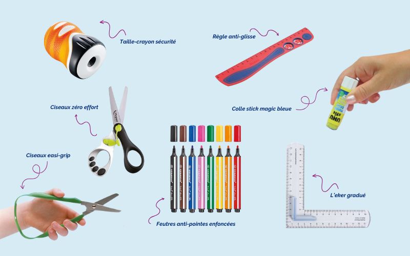 Sélection de fournitures ergonomiques