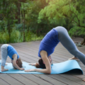 Enfants faisant du yoga