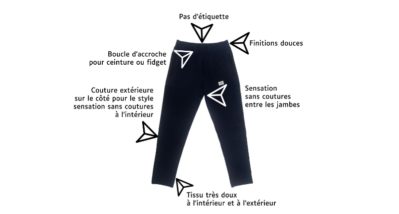 Un pantalon pour enfant hypersensible