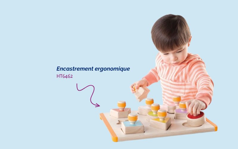 Puzzle encastrement ergonomique