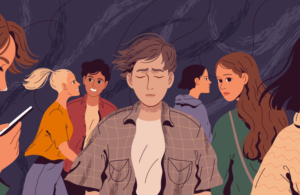 Un adolescent blessé par le regard des autres