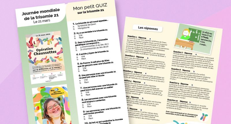 Petit quiz trisomie 21