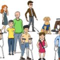 Plusieurs illustrations de personnes