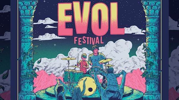 Affiche du Festival EVOL 2025 (festival inclusif et accessible)