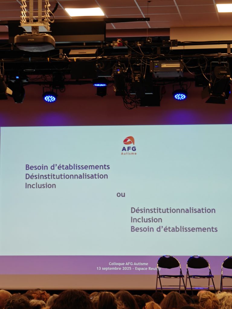 Diaporama AFG Autisme "Besoin d'établissements - désinstitutionalisation - Inclusion "