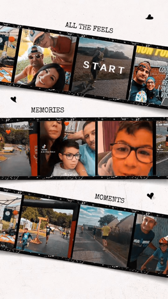 Photo Instagram pour rendre visible l'invisible (type pellicule photos souvenirs)