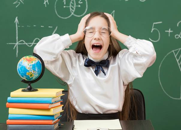 Etudiante en échec scolaire