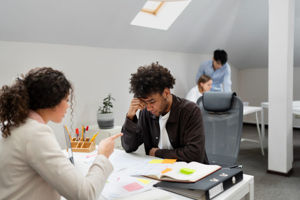 Personne en souffrance au travail
