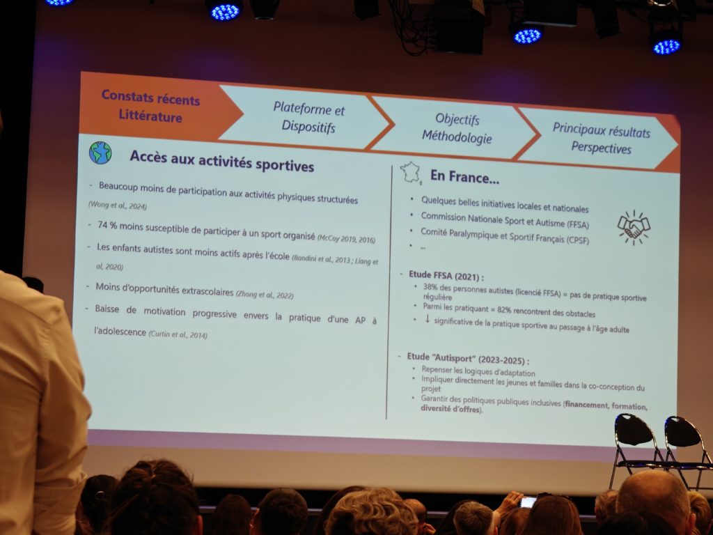 Slide conférence sport adapté - Accès au activités en France
