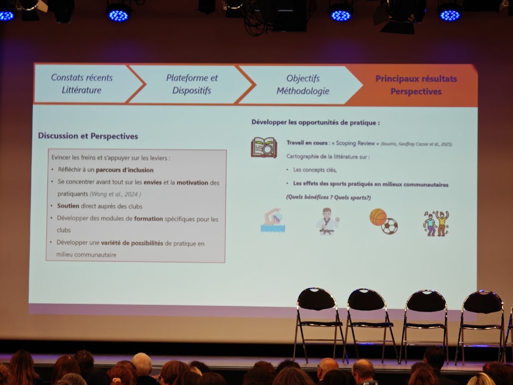 Slide conférence sport adapté - discussion et perspectives