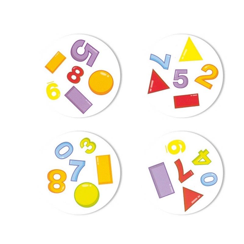 Photo du Dobble Chiffres et formes