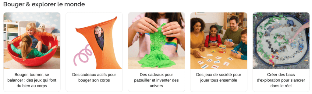 Sélection web HopToys bannière Cadeaux pour bouger son corps